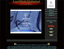 Tablet Screenshot of laserworksunlimited.com